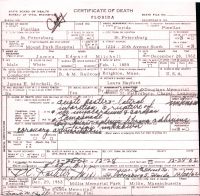 MITCHELL, James Edward, Jr.
Death Certificate