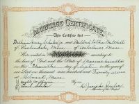 SCHULER, William and Mildred - Marriage Certificate, 11 Sep 1927
Belmont, Middlesex, Massachusetts

