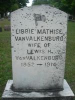 MATHISE, Libbie Solider's Widow Grave
Highland Rural Cemetery, Jordanville, NY