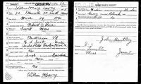 CAREY, WIlliam H - WWI Draft Card CAREY, WIlliam H - WWI Draft Card