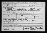 MITCHELL, James Edward, Jr. - WWII Old Man Draft Registration - Page 1