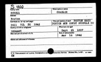 SCHELL, Charles - Naturalization - 13 Mar 1842