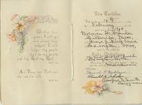 SCHULER, Norman and Grace (Kirkland) Marriage Certificate, 14 Feb 1948
First Baptist Church, Lexington, Middlesex, Massachusetts, USA SCHULER, Norman and Grace (Kirkland) Marriage Certificate, 14 Feb 1948
First Baptist Church, Lexington, Middlesex, Massachusetts, USA