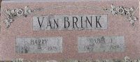 VAN Brink, Harry and Mabel - Grave
Springfield Cemetery, Springfield, Otsego, New York, USA