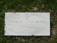 VAN BRINK, Herbert Gravestone
Springfield Cemetery, Springfield, New York